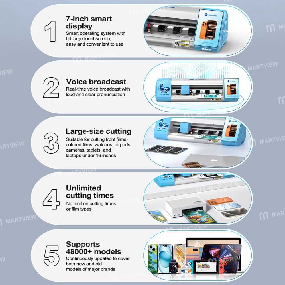 sunshine y25-pro-max-16-inch-unlimited-cycle-film-cutting-machine-with-7-inch-digital-touchscreen-6