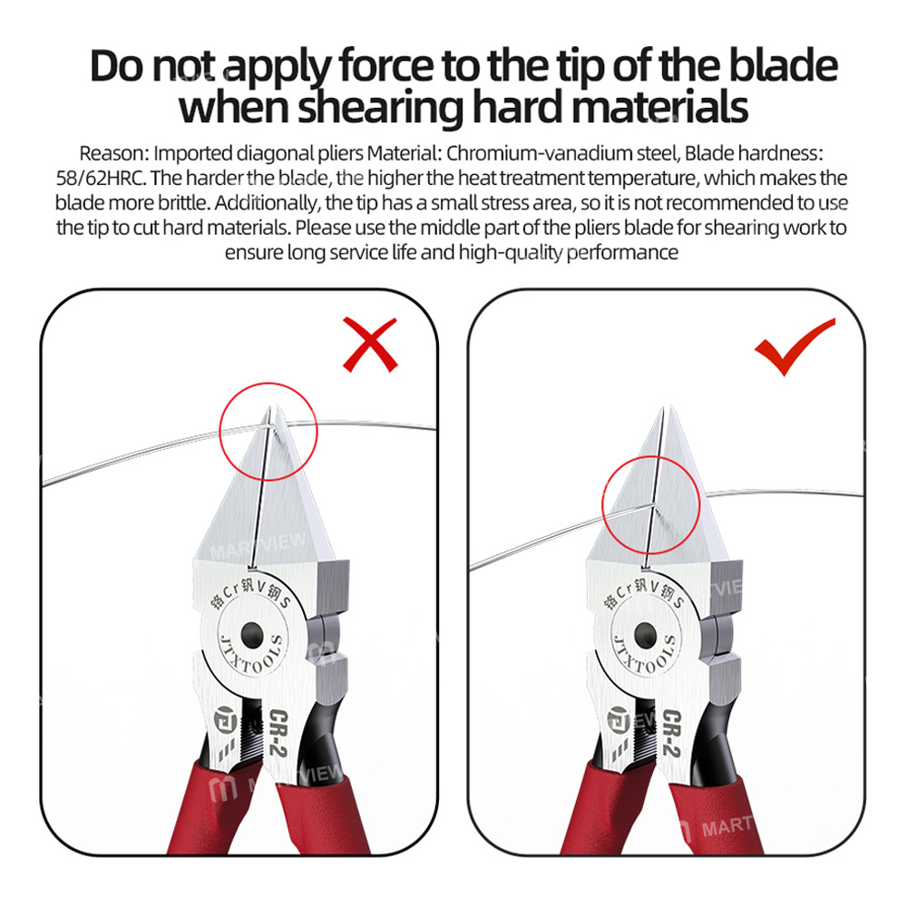 jtx cr-2-c-rv-steel-precision-ultra-hard-cutting-pliers-for-remove-motherboard-shielding-cover-10