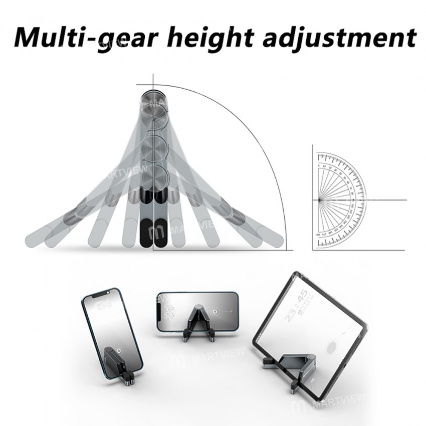 T1 Mini Portable Folding Aluminum Universal Phone Holder