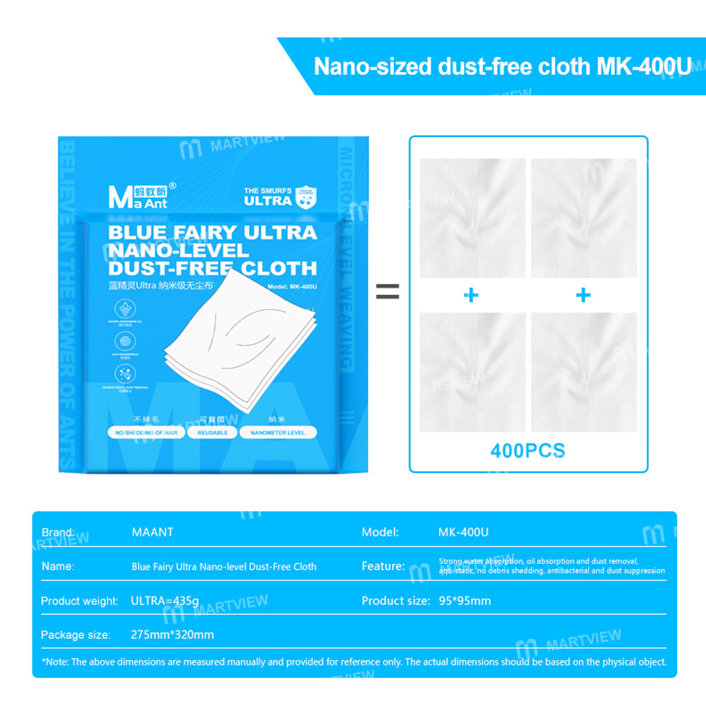 maant mk-400p-mk-400u-anti-static-microfibre-industrial-dust-free-wiping-cloths--400pcs-5