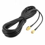 RG174 RP-SMA/SMA Extension Cable Copper Feeder Wire for WiFi Network Card Router