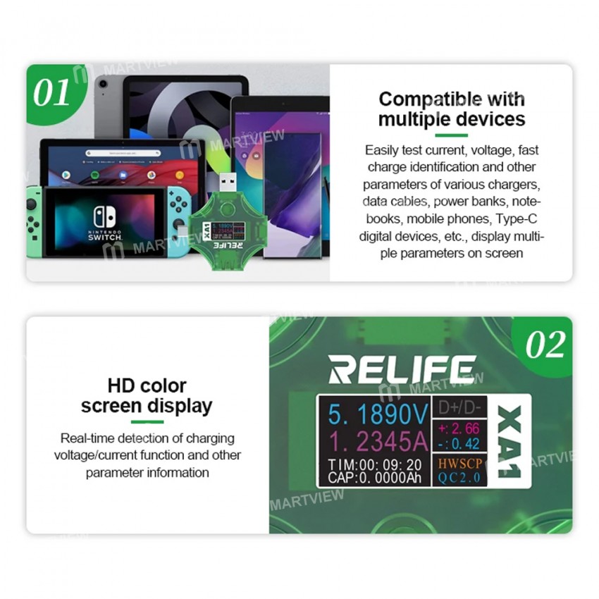 relife xa1-current-and-voltage-multifunctional-tester-with-automatic-identification-12