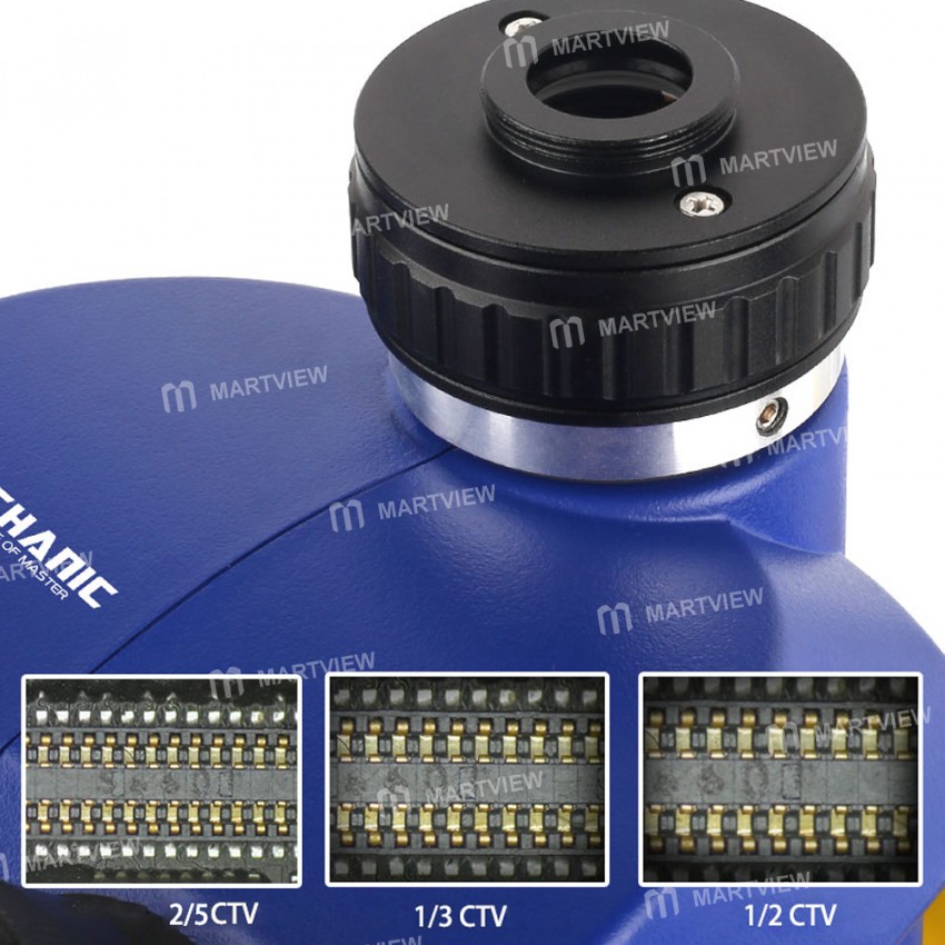 Mechanic D75T-B11 0.7-5.0X High Precision HD Trinocular Stereo Microscope for Phone Repair