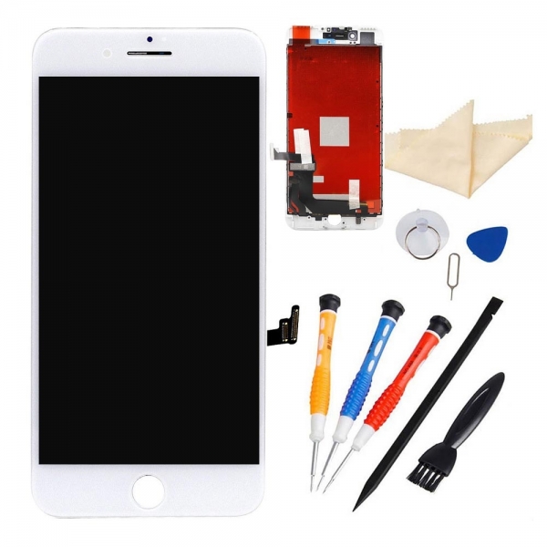 Replacement LCD Screen Touch Digitizer LCD Display For iPhone 7 Plus With Opening Tools - White