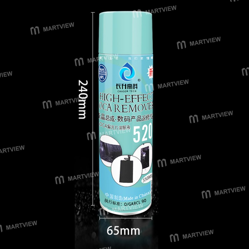 Chason Tech 520 550ml Polarizer Dissolving Agent for Clean the Liquid Crystal Assembly