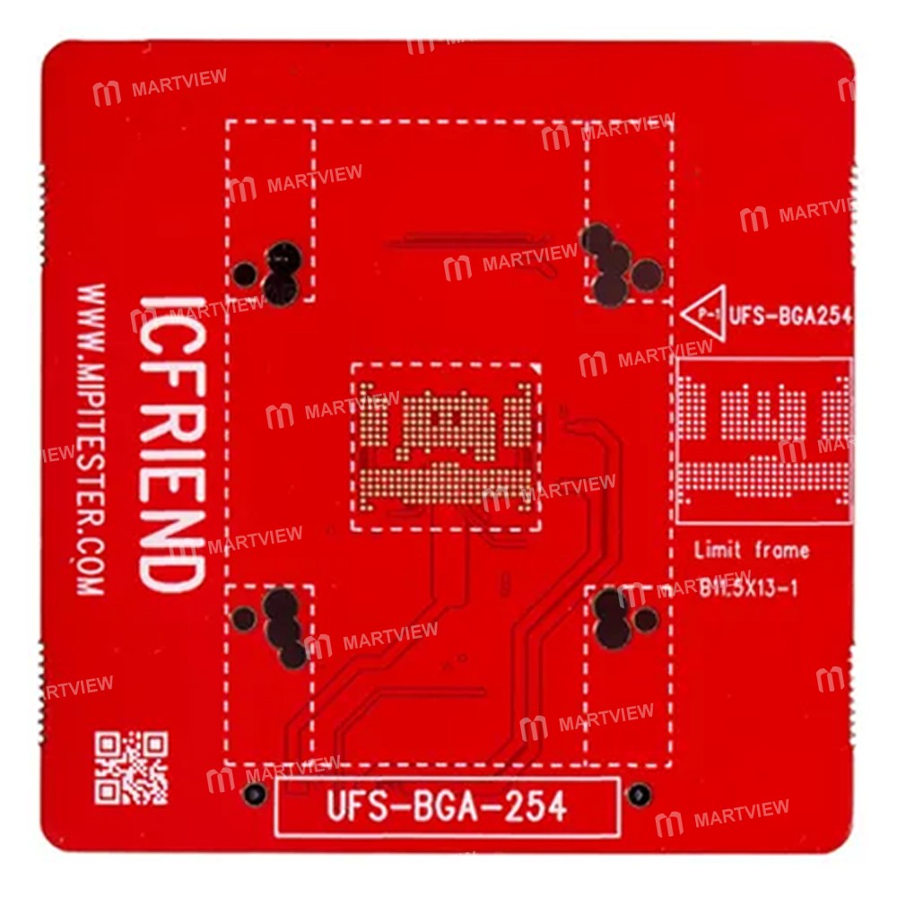 icfriend bga-ufs-254-base-board-support-easy-jtag-medusa-f64-ufs-bga-254-socket-1
