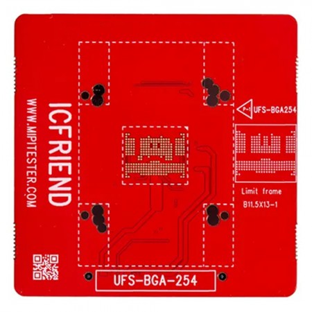 ICFriend BGA UFS-254 Base Board Support Easy Jtag Medusa F64 UFS BGA 254 Socket