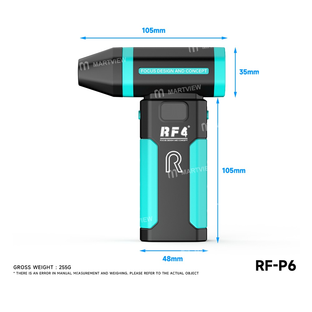 rf4 rf-p6-portable-rechargeable-mini-violent-dust-fan-with-outdoor-night-light-7