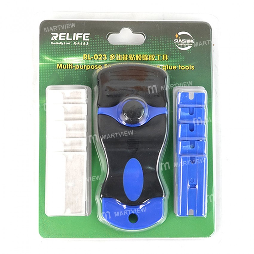 Relife RL-023 Removal Glue Blade Clean Tool Set for LCD Screen Scraper Repair