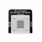 WL High-Quality A10 CPU Lower Tin Plate Steel Net BGA Reballing Stencil with Fixed Plate for iPhone