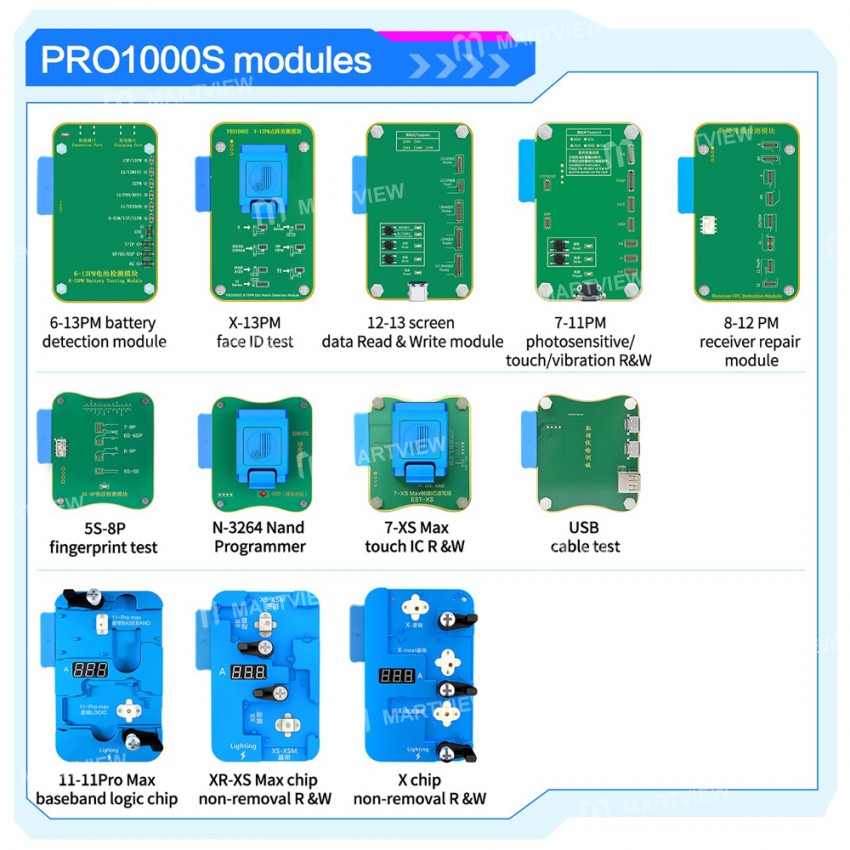 jcid v1s-pro-programmer-compatible-with-old-modules-of-pro1000s-v1se-for-iphone-11