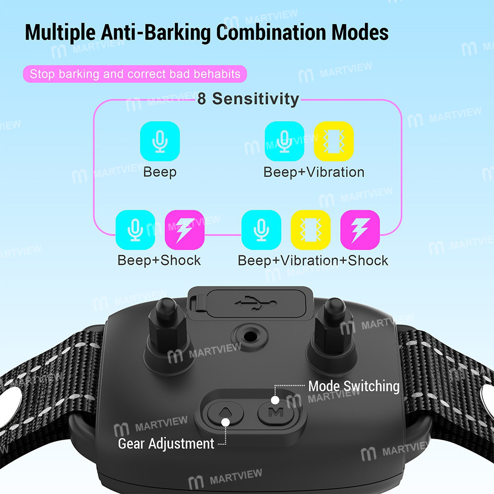lcd screen-bark-collar-smart-rechargeable-anti-barking-collar-04