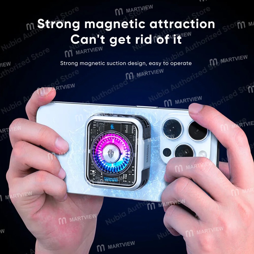 nubia redmagic-5pro-36w-semiconductor-magnetic-cooler-with-rgb-lighting-effect-5