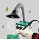 BST-212 150W Powerful Smoke Purifier With Electric Soldering Iron for Welding Purifying Filtering