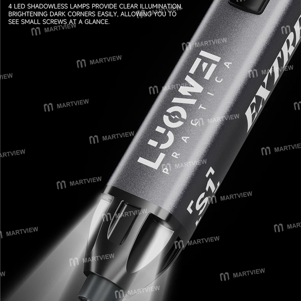 luowei lw-s1-s1pro-adjustable-torque-electric-screwdriver-with-24pcs-s2-bits-support-iphone-17-serie