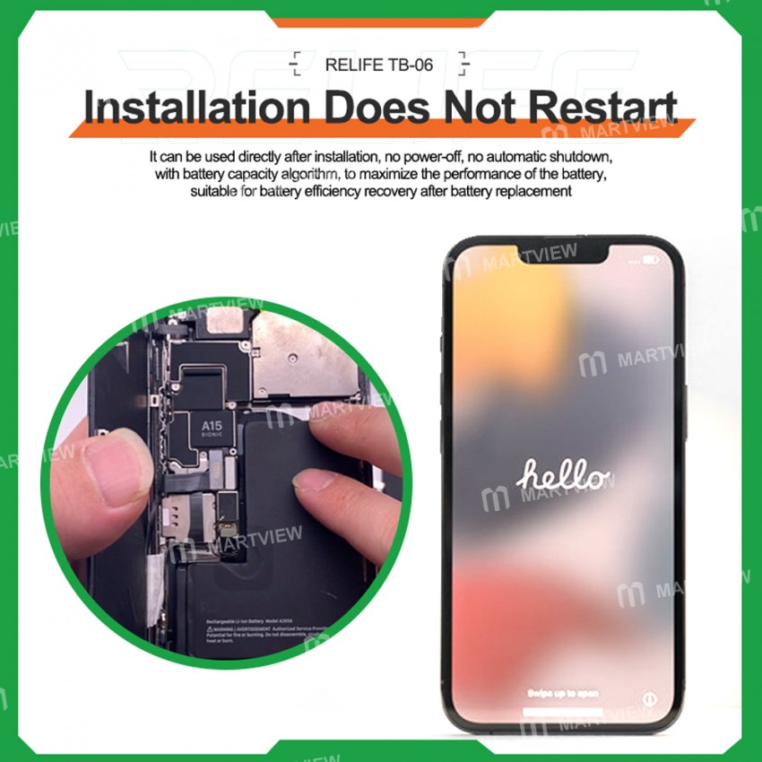 relife tb-06-single-and-dual-battery-cycle-tester-for-iphone-8-to-14-pro-max-battery-data-repair-11