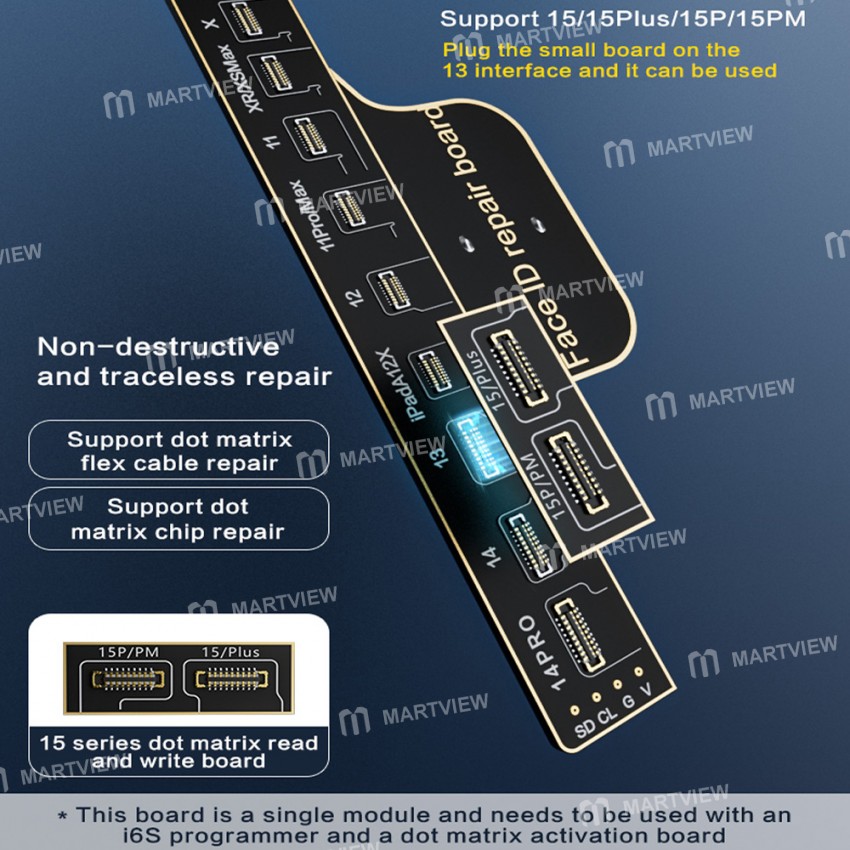 i2c iphone-13-switch-to-15-series-dot-matrix-read-write-board-support-mc14-i6-i6s-v8i-device-2