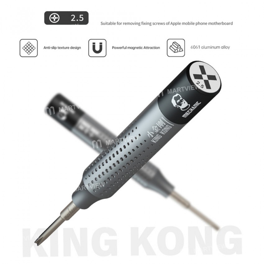 Aluminum Screw Tray with Magnetic Plate Screwdriver for Phone Repair