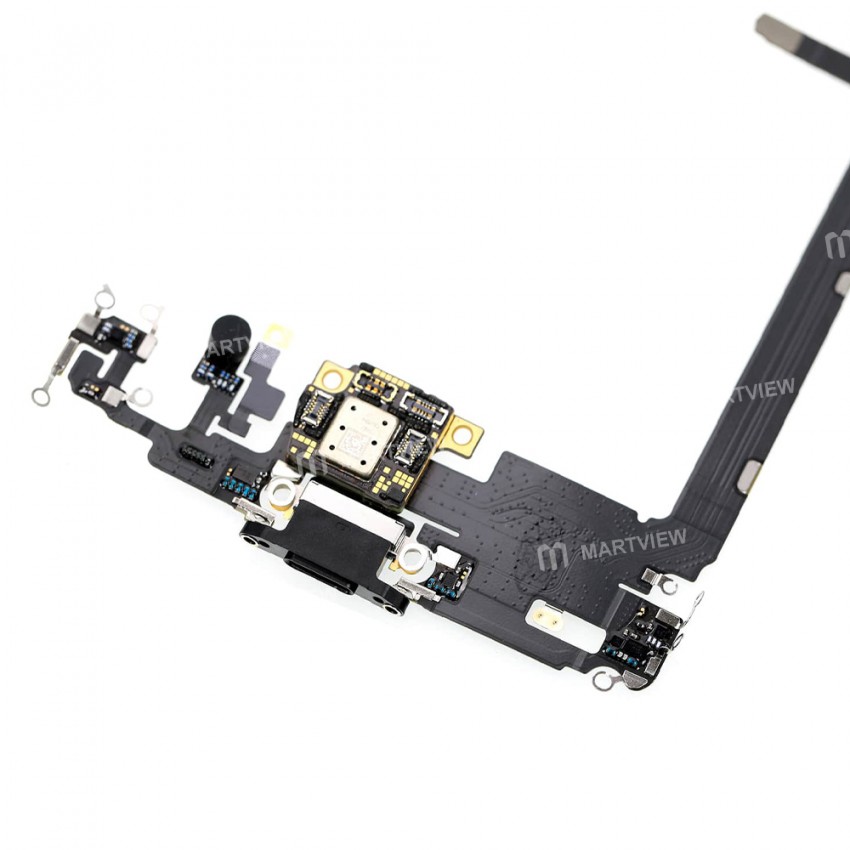 Replacement Charging Connector Assembly for iPhone 11 Pro Max - Space Gray