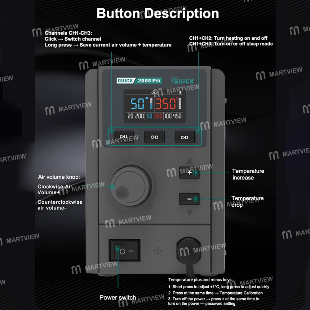 quick 2008-pro-750w-lead-free-intelligent-digital-display-hot-air-gun-desoldering-rework-station-12