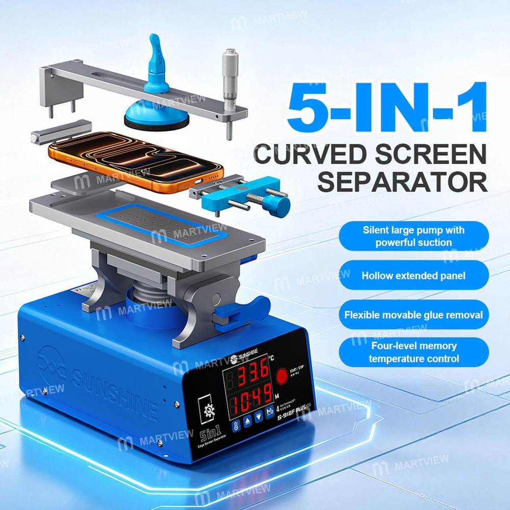 sunshine s-918f-plus-v20-360-rotation-curved-screen-separator-compatible-with-flat-curved-screen-8