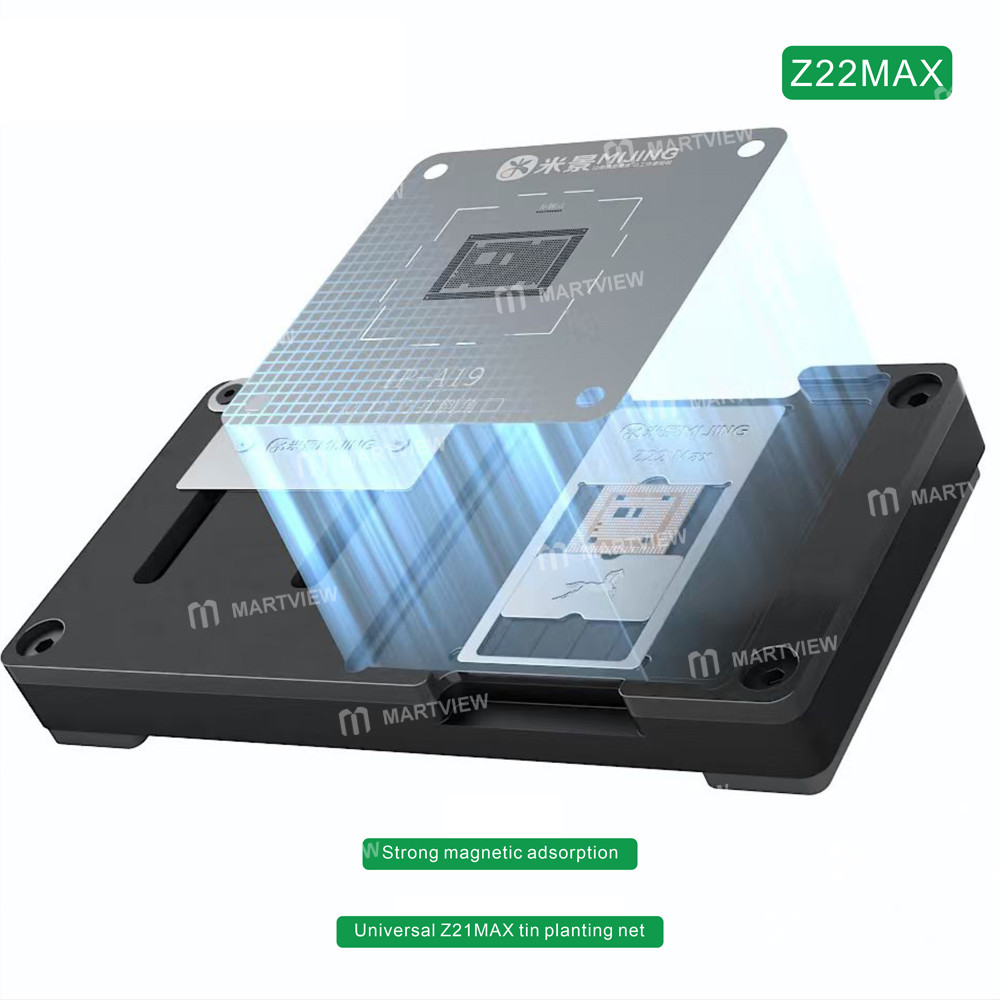 mijing z22max-cpu-chip-tin-planting-bga-reballing-stencil-platform-for-iphone-11-17pm-android-6