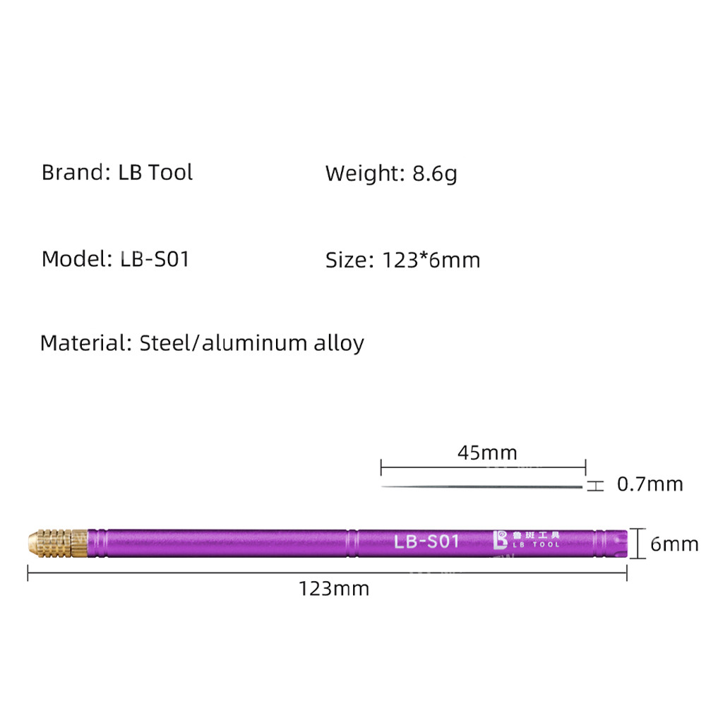 luban lb-s01-handheld-knife-handle-with-needle-for-mobile-phone-motherboard-repair-6