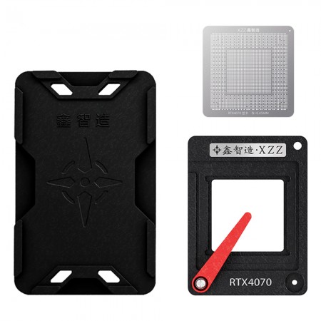 XinZhiZao 0.45mm Magnetic BGA Reballing Tin Planting Platform for RTX4070 Graphics Card