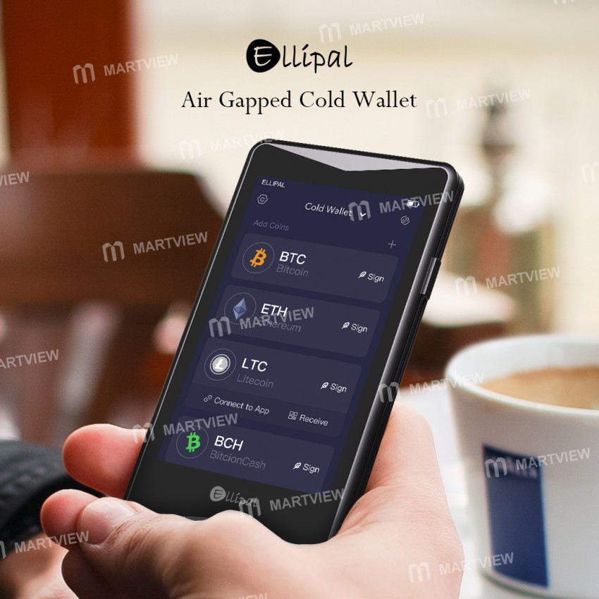 ELLIPAL Titan Cold Hardware Wallet - Black - Malaysia