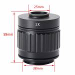 0.35X 0.5X 0.1X C-mount Focus Adjustable Camera Lens Adapter for Trinocular Stereo