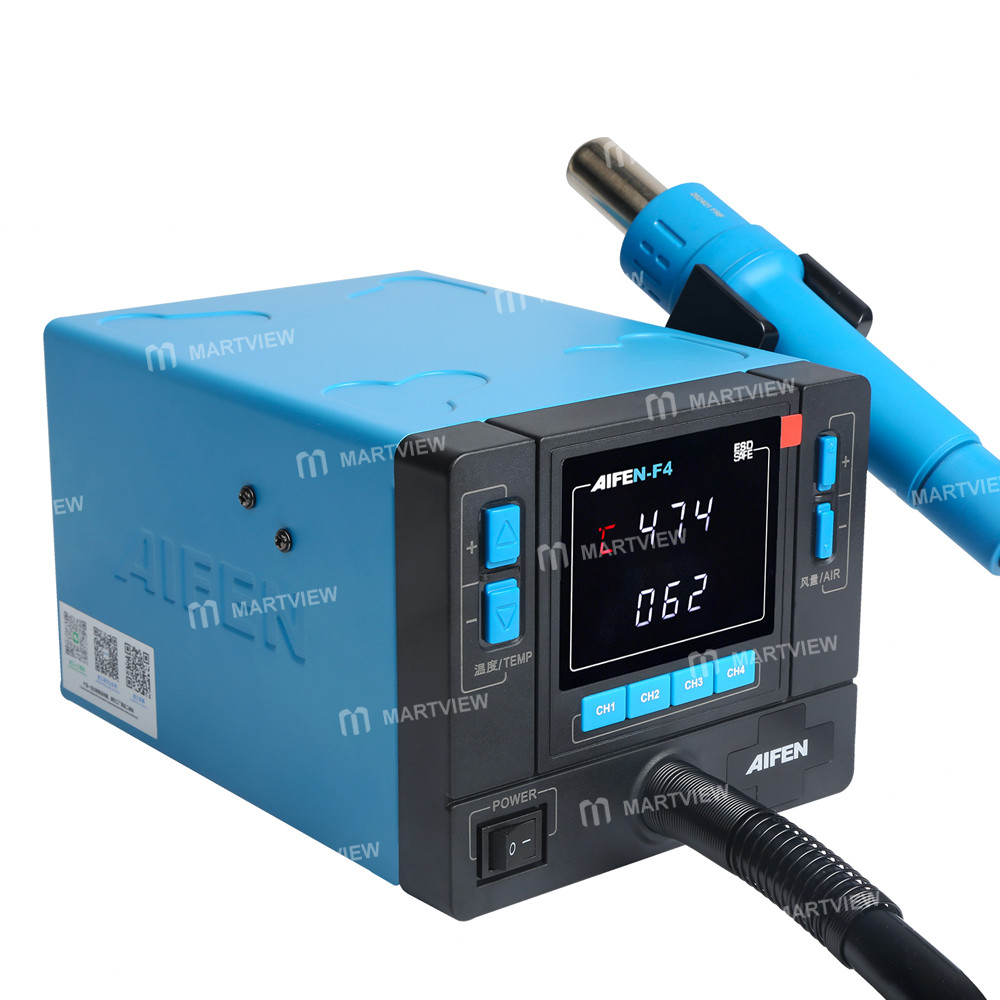 aifen f4-1000w-professional-digital-adjustable-temperature-hot-air-gun-desoldering-rework-station-3
