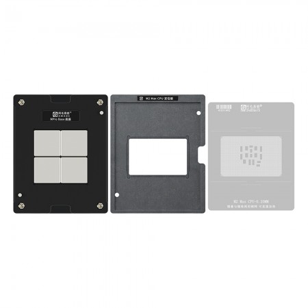 Amaoe 0.20mm M2 Max CPU BGA Reballing Stencil Platform Set for Apple MacBook Pro