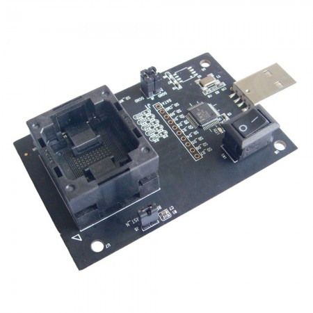 eMMC100 Aging Burn-in Test Socket with USB Interface for BGA100 to USB