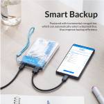 Orico BA2110 2TB Capacity 5Gbps SATA to Type-C Port Backuper can One-touch Backup/Delete Backup