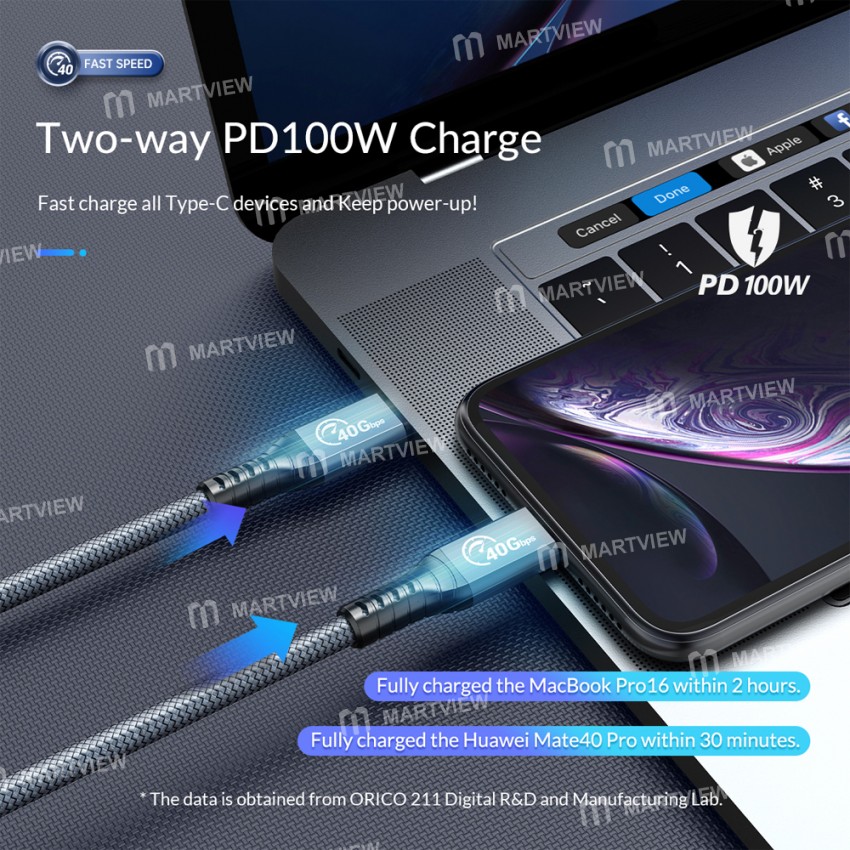 orico tbw4-90-thunderbolt-4-data-cable-type-c-fast-charge-cable-compatible-with-thunderbolt-3-12