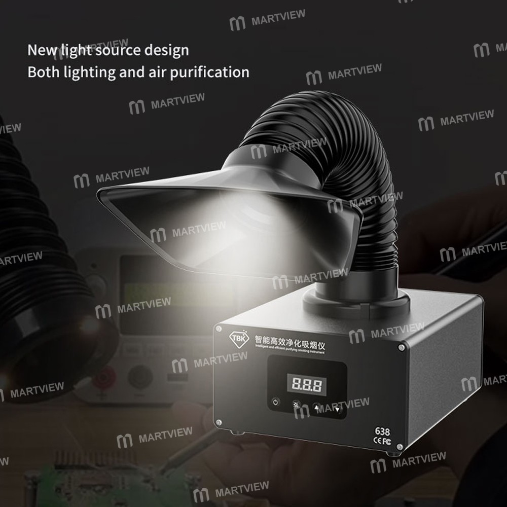 tbk 638-high-efficient-smoke-cleaner-fume-extractor-with-led-light-for-bga-soldering-repair-11