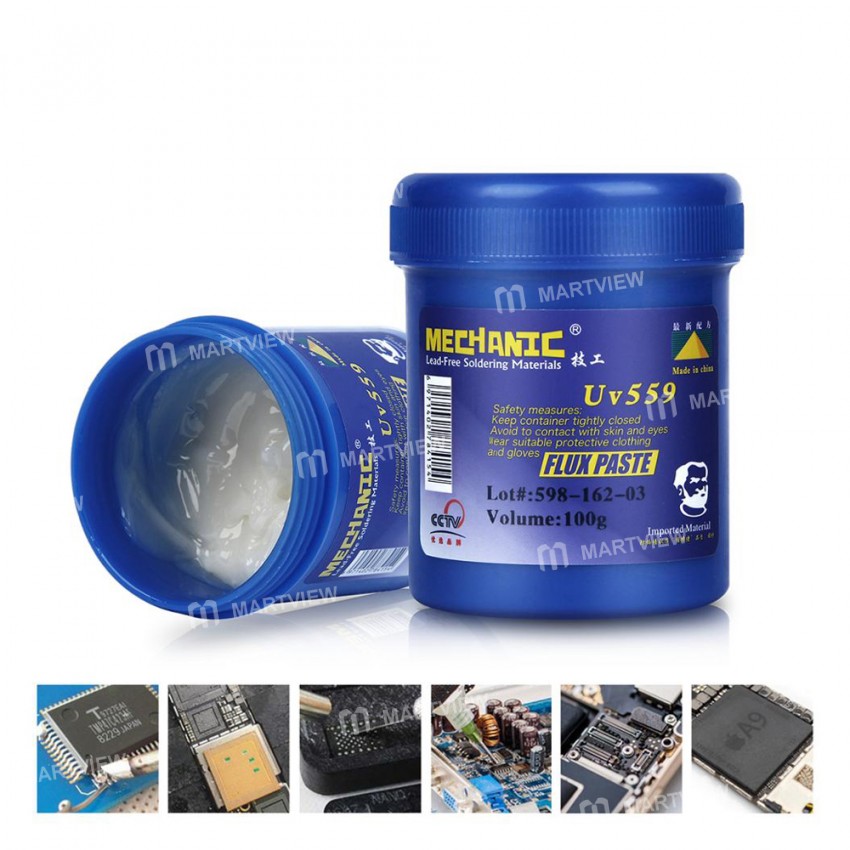 Mechanic UV-223 / 559 10cc / 100g Mild Rosin Lead-Free No-Clean Solder Flux