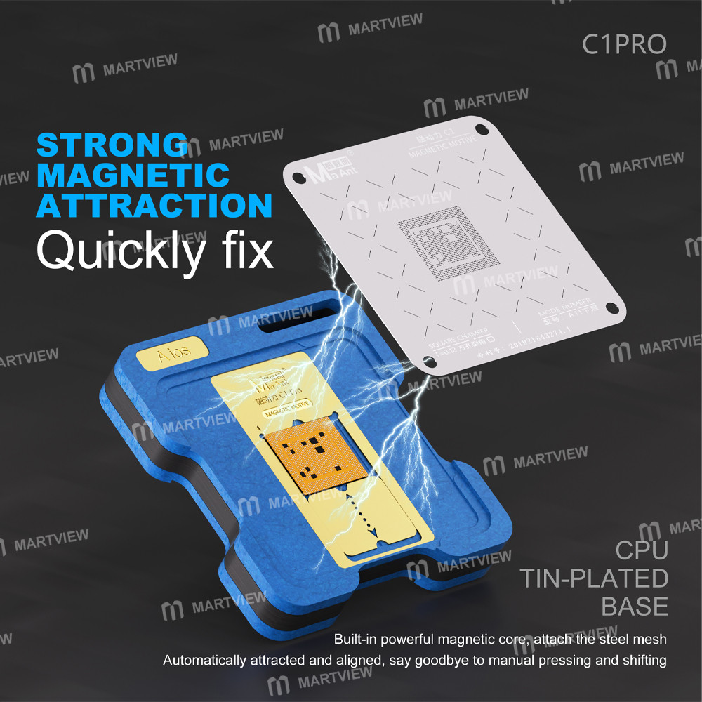 maant c1pro-magnetic-power-positioning-tin-planting-platform-set-for-apple-mtk-hisilicon-qualcomm-ex
