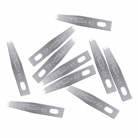 PPD 4S High Carbon Steel New Design Adhesive Scraper Blades - 10Pcs