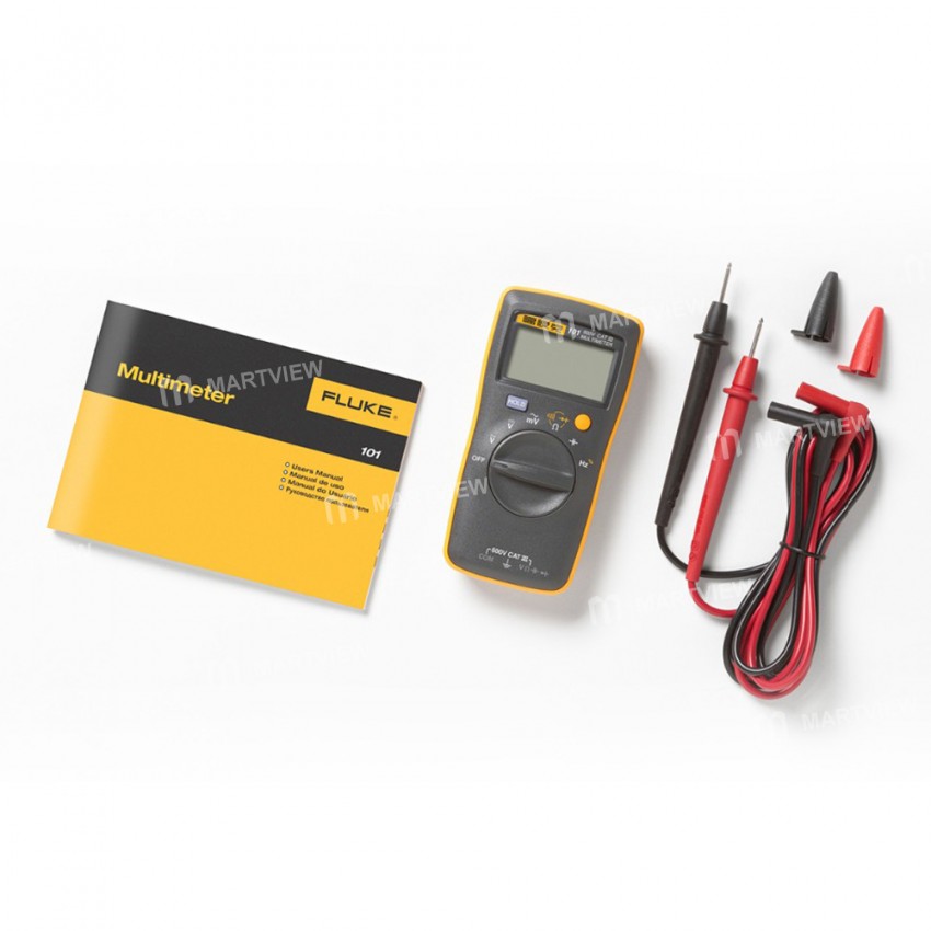 Fluke 101 Mini Auto Range Digital Multimeter for AC / DC Voltage Frequency Duty Cycle Test