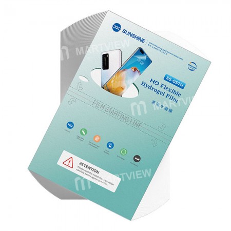 Sunshine SS-057H TPU Flexible Hydrogel HD Protective Film for SS-890C Cutting Machine - 50Pcs