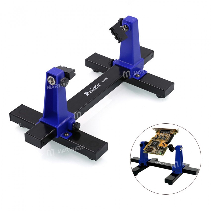 Pro?sKit SN-390 Adjustable 360 Degree Rotation PCB Holder Printed Circuit Board Jig Fixture Solderin