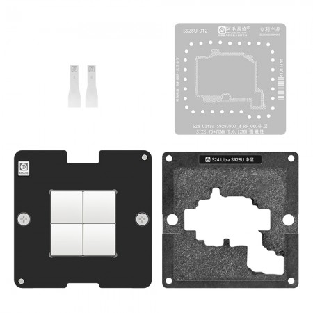 Amaoe S928U-012 Middle Layer BGA Reballing Stencil Platform Set for Samsung S24 Ultra S928U