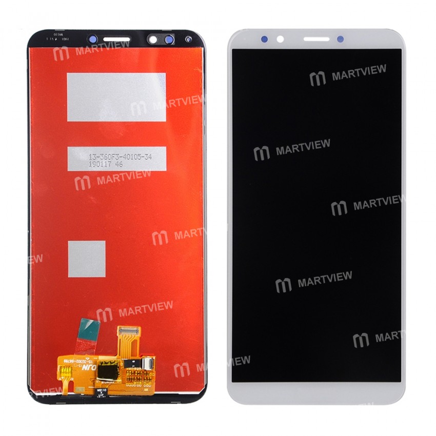 LCD Display Touch Screen Digitizer Assembly Replacement for Huawei Y7 2018 - White