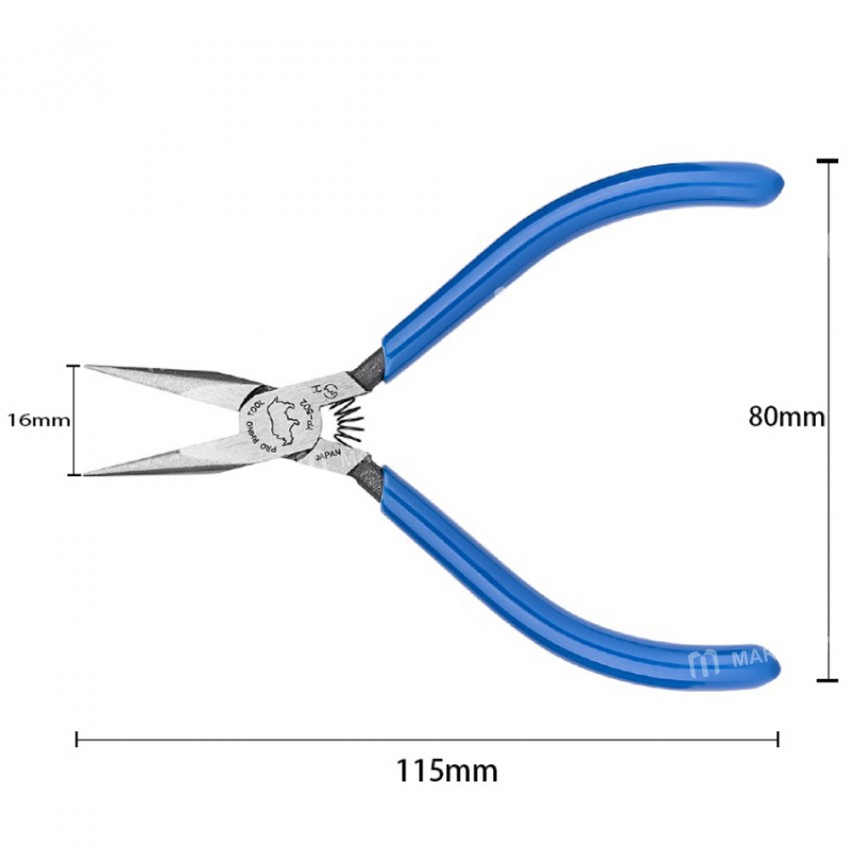 pro rhino-tools-yp-502-120mm-super-hard-toothless-pointy-long-nose-pliers-5