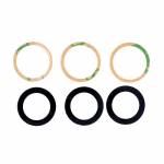 Replacement rear back camera cover holder with lens for samsung galaxy s21 grey