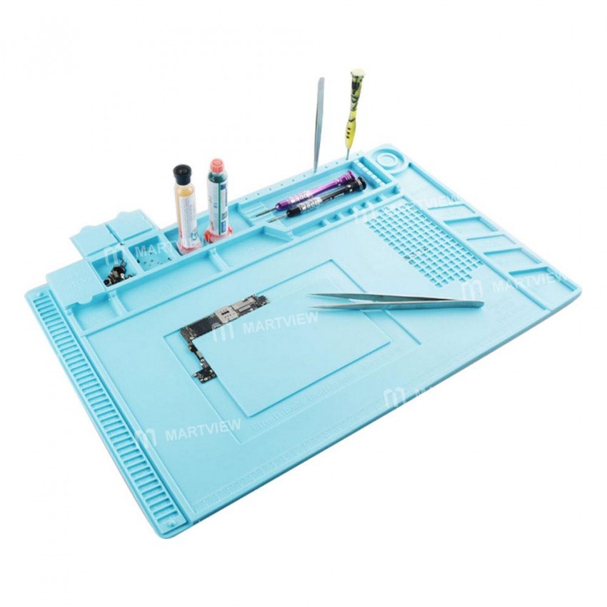 MJ S-160 Heat Insulation Silicone Pad with Screws Box Maintenance Platform Multifunction Electrical