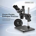 sunshine 71-ultra-b11-65-55x-continuous-fixed-zoom-conversion-trinocular-microscope-with-big-base-7