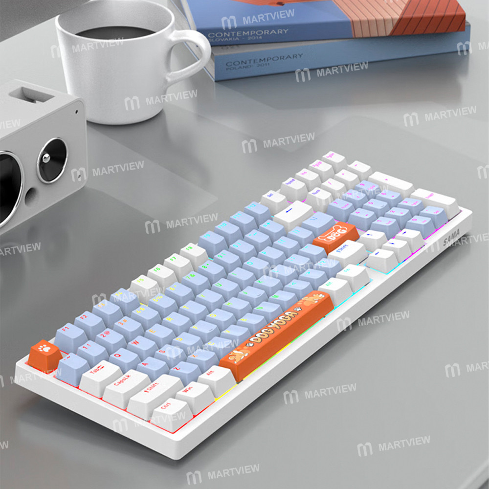 sama gw3000-7d-function-keys-4-stage-dpi-rgb-mechanical-switch-keyboard-with-mixed-colors-13