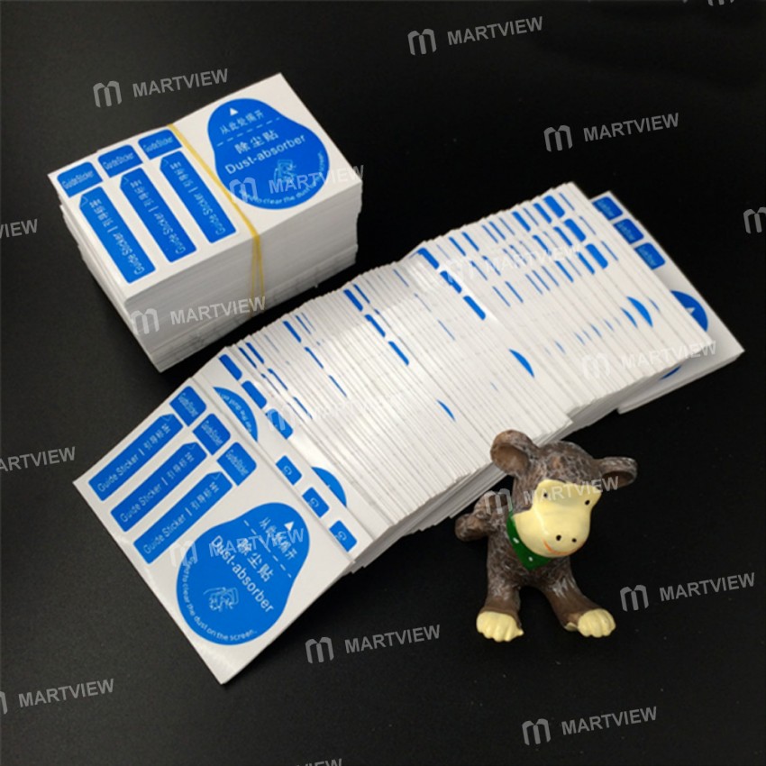 Blue Dust Removal Dust Absorber Dedust Sticker - 50pcs
